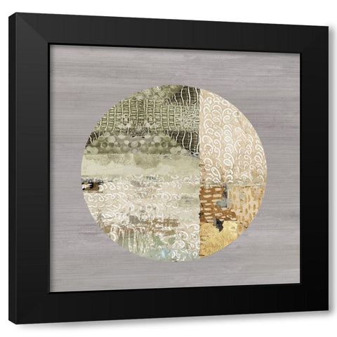 Protection Medallion II Black Modern Wood Framed Art Print by Reeves, Tom