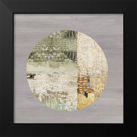 Protection Medallion II Black Modern Wood Framed Art Print by Reeves, Tom