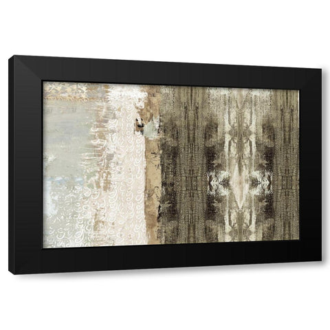 Silent Traces  Black Modern Wood Framed Art Print with Double Matting by Reeves, Tom