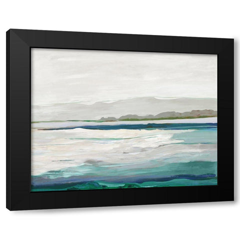 Air of New Land Black Modern Wood Framed Art Print with Double Matting by Reeves, Tom