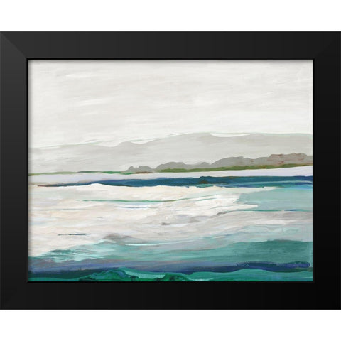 Air of New Land Black Modern Wood Framed Art Print by Reeves, Tom