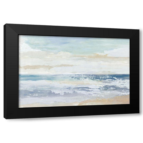 Ocean Salt Black Modern Wood Framed Art Print by Reeves, Tom