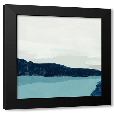 Silent Water Black Modern Wood Framed Art Print by Reeves, Tom