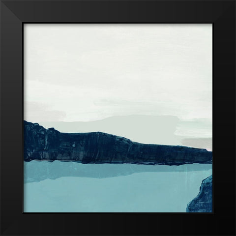 Silent Water Black Modern Wood Framed Art Print by Reeves, Tom