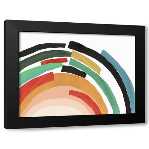 Covered Black Modern Wood Framed Art Print by Reeves, Tom