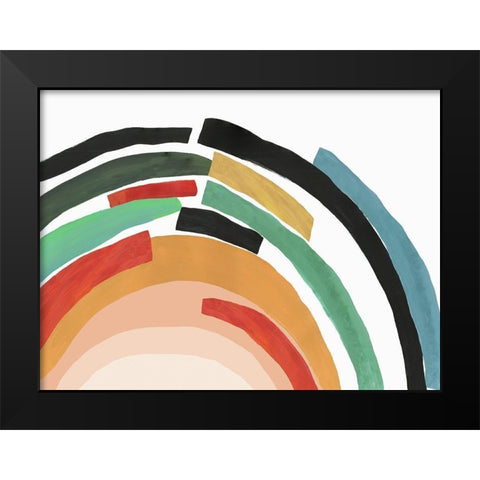 Covered Black Modern Wood Framed Art Print by Reeves, Tom