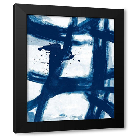 Magnets Black Modern Wood Framed Art Print with Double Matting by Reeves, Tom