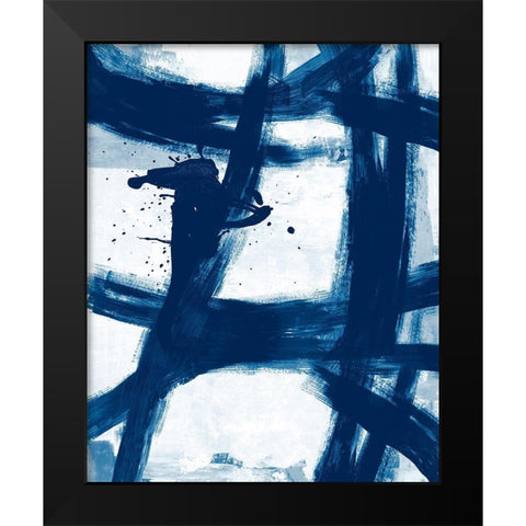 Magnets Black Modern Wood Framed Art Print by Reeves, Tom