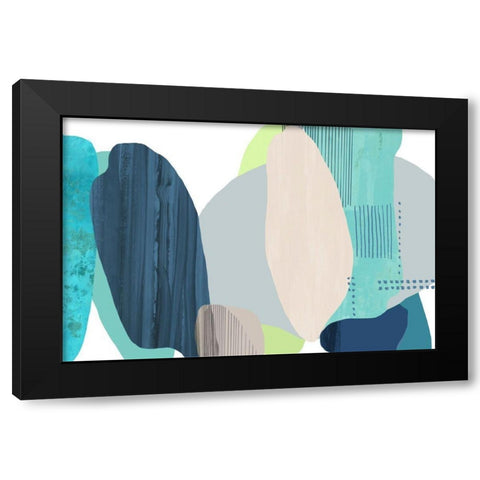 Behaviour  Black Modern Wood Framed Art Print by Reeves, Tom