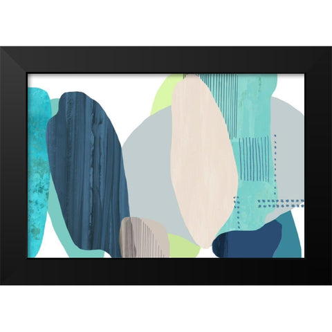 Behaviour  Black Modern Wood Framed Art Print by Reeves, Tom