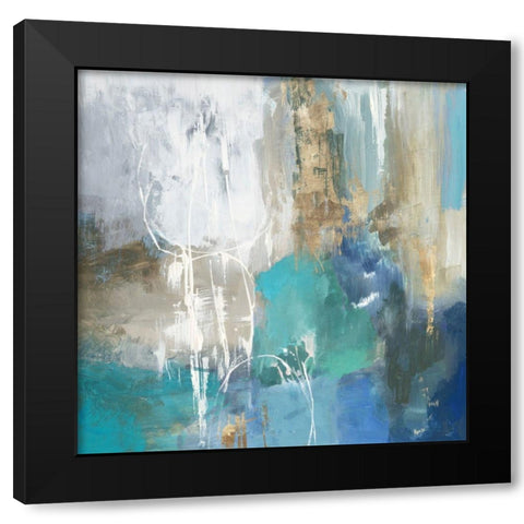 Reflective Distance Black Modern Wood Framed Art Print with Double Matting by Reeves, Tom