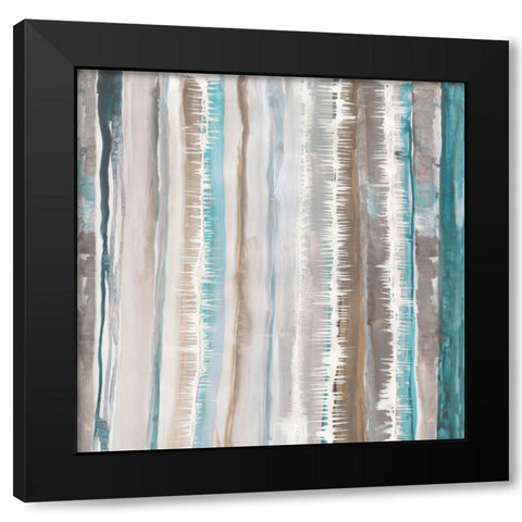 Fields of Bluebells Black Modern Wood Framed Art Print with Double Matting by Reeves, Tom