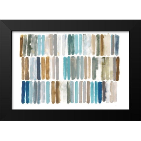 Trumpet Songs Black Modern Wood Framed Art Print by Reeves, Tom