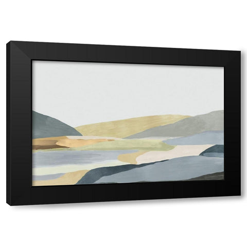 Warm Hills II Black Modern Wood Framed Art Print by Reeves, Tom