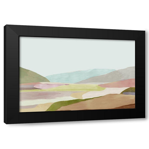 Hills of Light I Black Modern Wood Framed Art Print with Double Matting by Reeves, Tom