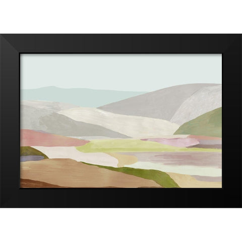 Hills of Light II Black Modern Wood Framed Art Print by Reeves, Tom