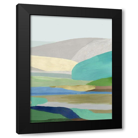 Free Land I Black Modern Wood Framed Art Print by Reeves, Tom