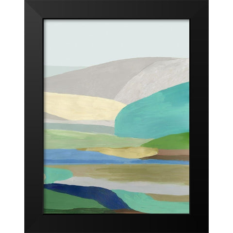 Free Land I Black Modern Wood Framed Art Print by Reeves, Tom