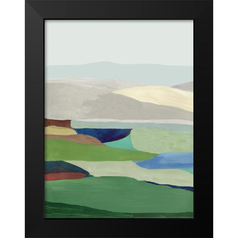 Free Land II Black Modern Wood Framed Art Print by Reeves, Tom
