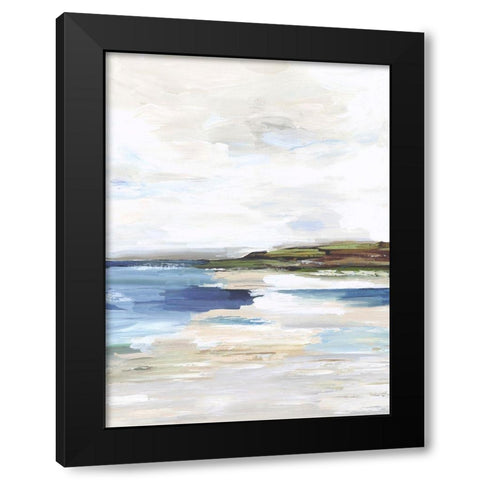 Distant Lands I Black Modern Wood Framed Art Print with Double Matting by Reeves, Tom