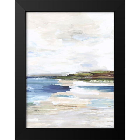 Distant Lands I Black Modern Wood Framed Art Print by Reeves, Tom