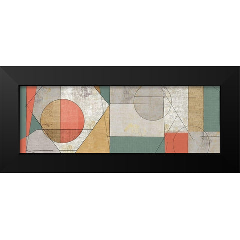 Geometry of Life Black Modern Wood Framed Art Print by Reeves, Tom