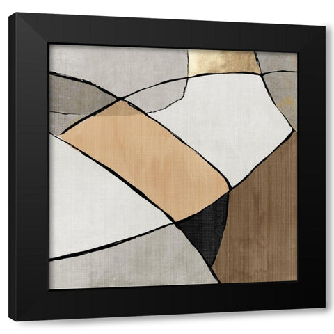 Glorious Maze II Black Modern Wood Framed Art Print with Double Matting by Reeves, Tom