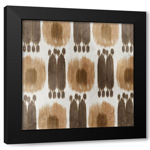 Tapestry Black Modern Wood Framed Art Print with Double Matting by Reeves, Tom