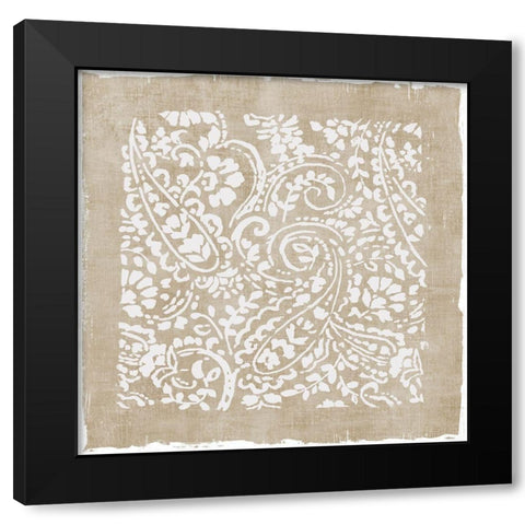 Venetian Lace I Black Modern Wood Framed Art Print by Reeves, Tom