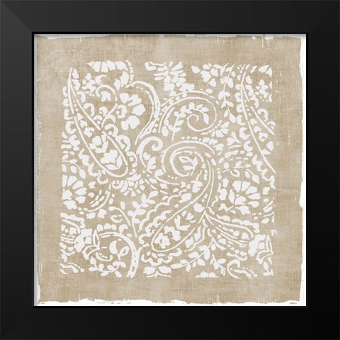 Venetian Lace I Black Modern Wood Framed Art Print by Reeves, Tom
