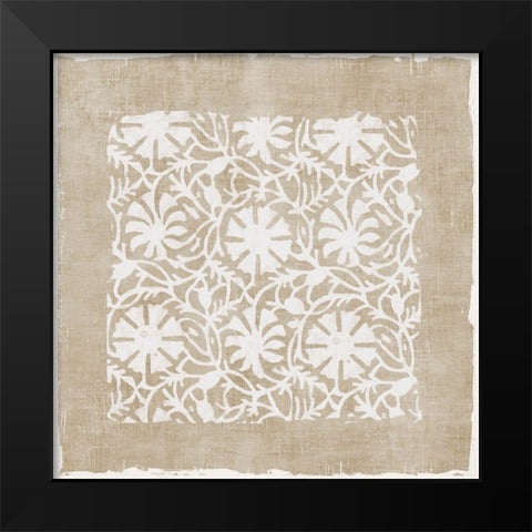 Venetian Lace II Black Modern Wood Framed Art Print by Reeves, Tom