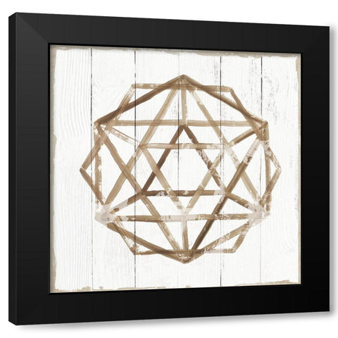 Amulet I Black Modern Wood Framed Art Print with Double Matting by Reeves, Tom