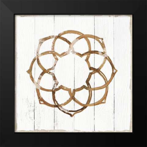 Amulet II Black Modern Wood Framed Art Print by Reeves, Tom