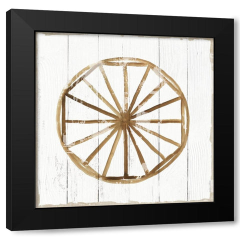 Amulet III Black Modern Wood Framed Art Print with Double Matting by Reeves, Tom