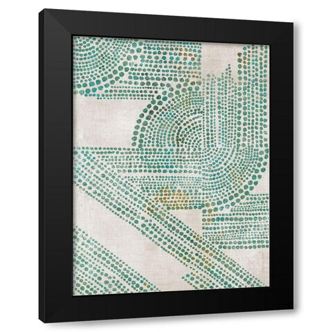Follow Us I  Black Modern Wood Framed Art Print with Double Matting by Reeves, Tom