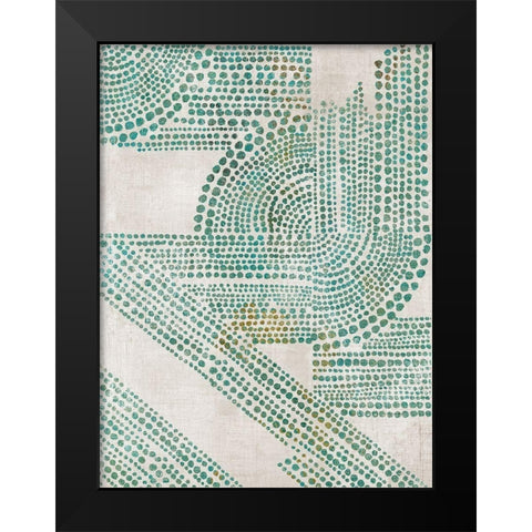 Follow Us I  Black Modern Wood Framed Art Print by Reeves, Tom