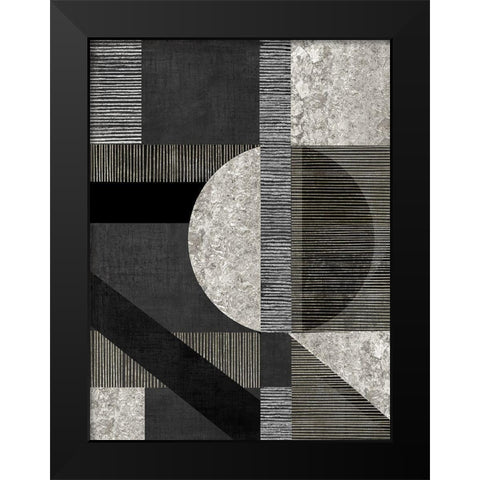 Perfect Lines I Black Modern Wood Framed Art Print by Reeves, Tom