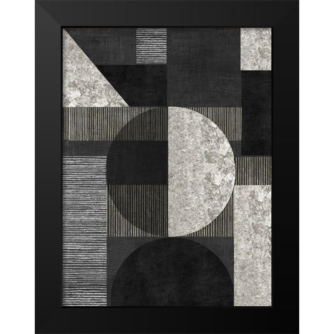 Perfect Lines I Black Modern Wood Framed Art Print by Reeves, Tom