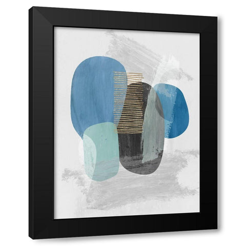 Cyra II Black Modern Wood Framed Art Print with Double Matting by Reeves, Tom