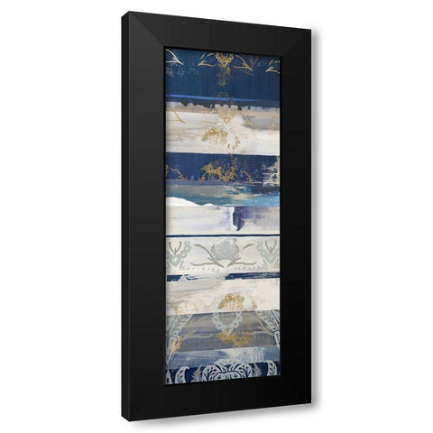 Indigo Concepts I  Black Modern Wood Framed Art Print by Reeves, Tom