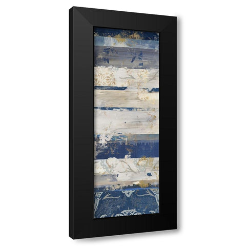 Indigo Concepts II Black Modern Wood Framed Art Print with Double Matting by Reeves, Tom