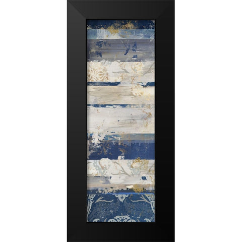 Indigo Concepts II Black Modern Wood Framed Art Print by Reeves, Tom