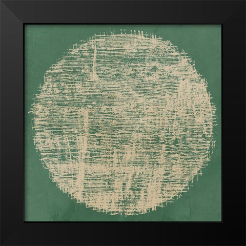 Green Weave I  Black Modern Wood Framed Art Print by Reeves, Tom