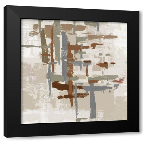 Modern Weave I  Black Modern Wood Framed Art Print with Double Matting by Reeves, Tom