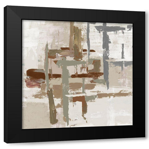 Modern Weave II Black Modern Wood Framed Art Print by Reeves, Tom