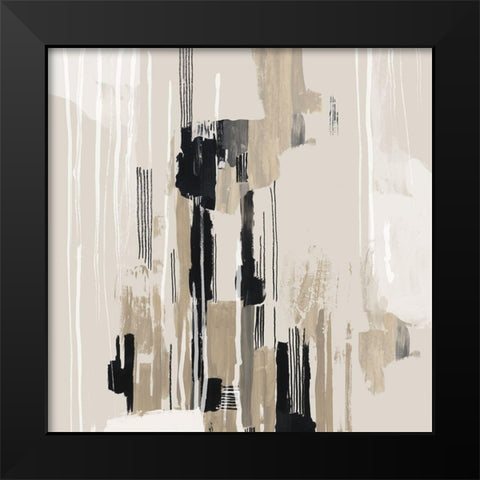 Woven Together II Black Modern Wood Framed Art Print by Reeves, Tom