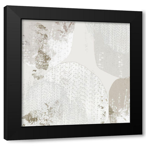 Lacing II Black Modern Wood Framed Art Print with Double Matting by Reeves, Tom