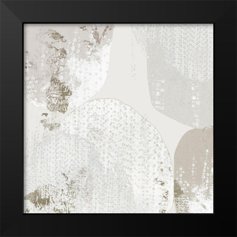 Lacing II Black Modern Wood Framed Art Print by Reeves, Tom