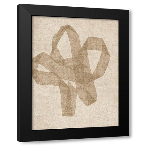 Soft Light II Black Modern Wood Framed Art Print with Double Matting by Reeves, Tom