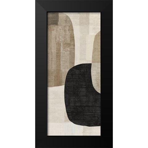Link II  Black Modern Wood Framed Art Print by Reeves, Tom